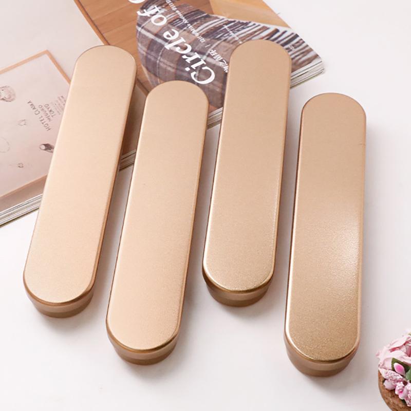 17X2Cm Black Metal Pen Box High Quality Protection Box For Fountain Pen Pencils Stationery Gift Box Office School Supplies