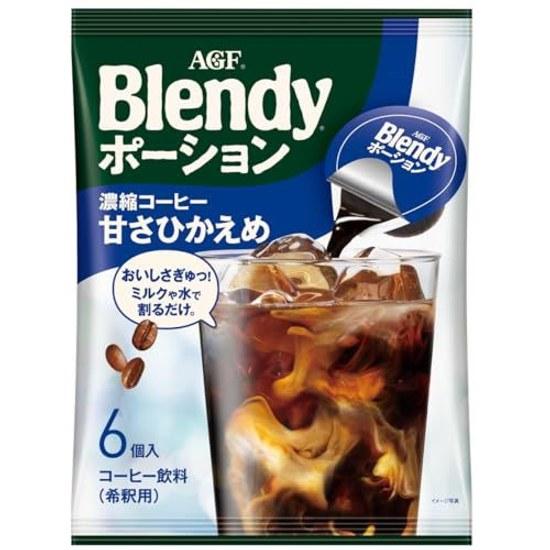 AGF Blendy Potion Concentrated Coffee Low Sweetness 6 pieces 12 bags Ice