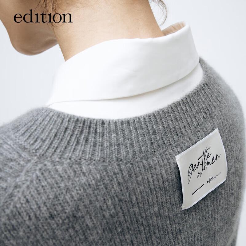 

Женский вязаный жилет с V-образным вырезом из смесовой пряжи яка S 160