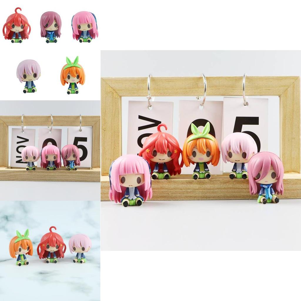 Adorable Q Version Five Equal Parts Bride Anime Figure Collectible Toy For Display