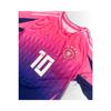 Deutschland Neue Saison 24/25 Musiala Pink Auswärtstrikot für Kinder (Trikot-Shorts-Socken-Armband) Packung mit 4 Stück