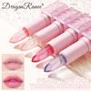 Dragon Ranee Colorful Changing Thermochromic Pink Three-Diamond  Crystal Lipstick Waterproof Long-Lasting Moisturising