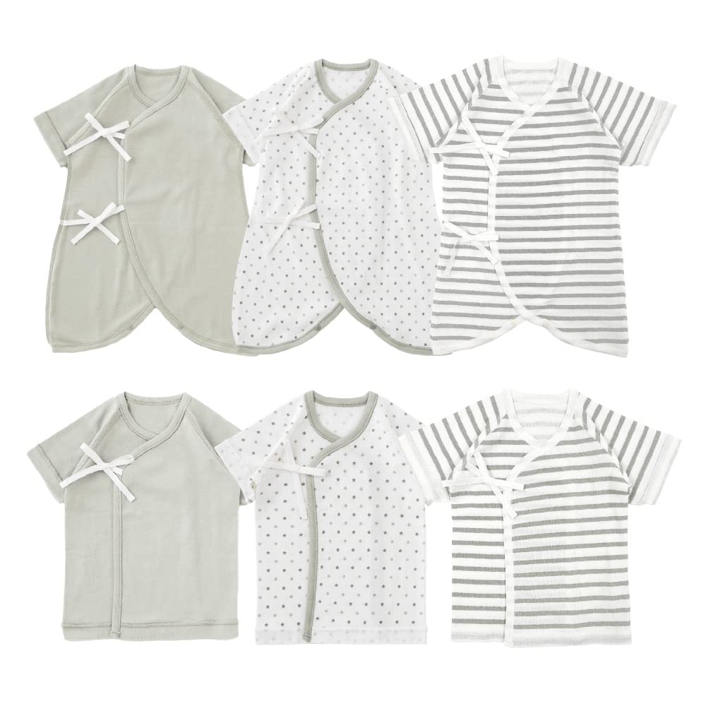 

Chuckle Baby Детский Комбинезон для Новорожденных Однотонный и со Звездами, Майки, Майки, Цвета, В Полоску, С Рисунками, Серый, Набор из 6 Предметов, 50-60см,