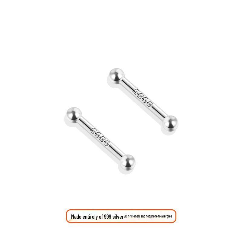 

Трендовые серьги-пусеты из стерлингового серебра 999 пробы 2025 года – удобные для сна, не вызывающие закупорку, серьги из чистого серебра для женщин