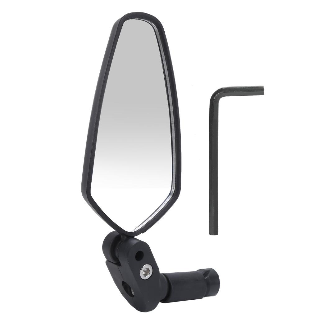 Bike Mirror 360 Degree Rotation Enlarged Convex Mirror Adjustable Foldable Rearview Mirror for