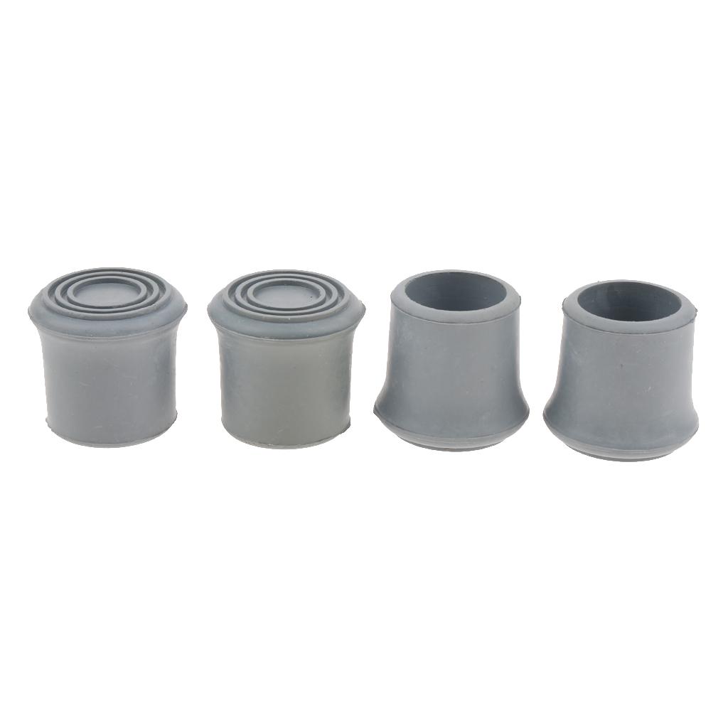 4 Pieces Trekking Pole Caps Walking 