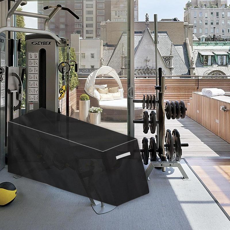 Workout Bench Cover Waterproof Outdoor Dust Shield Sit-up Board Protector Cover Weight Bench Covers For Outside Rain And Sun
