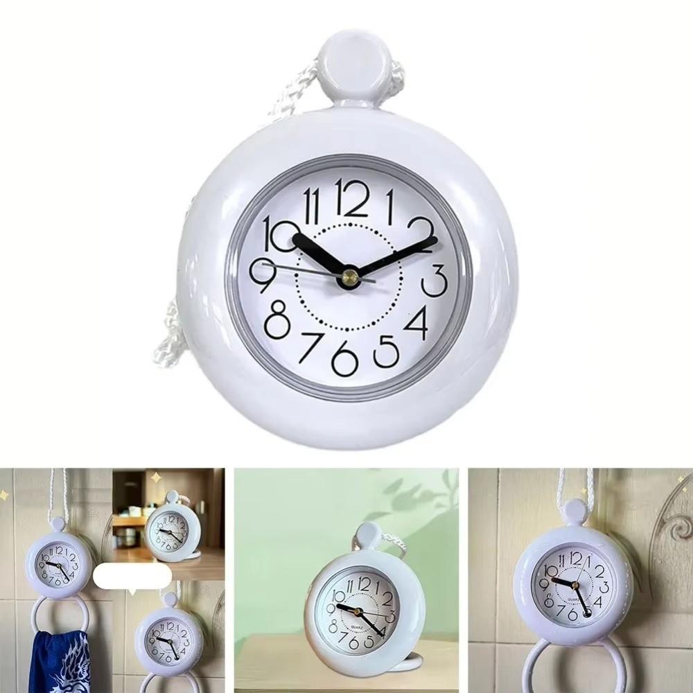 Nylon Lanyard Bathroom Clock Silent Movement Hanging Watch Wall Mounted Clock Office Decor