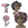 Fashion Kids and Adults Size Satin Silk Bonnet Reversible Long Band Head Ties Bonnet with Custom Logo