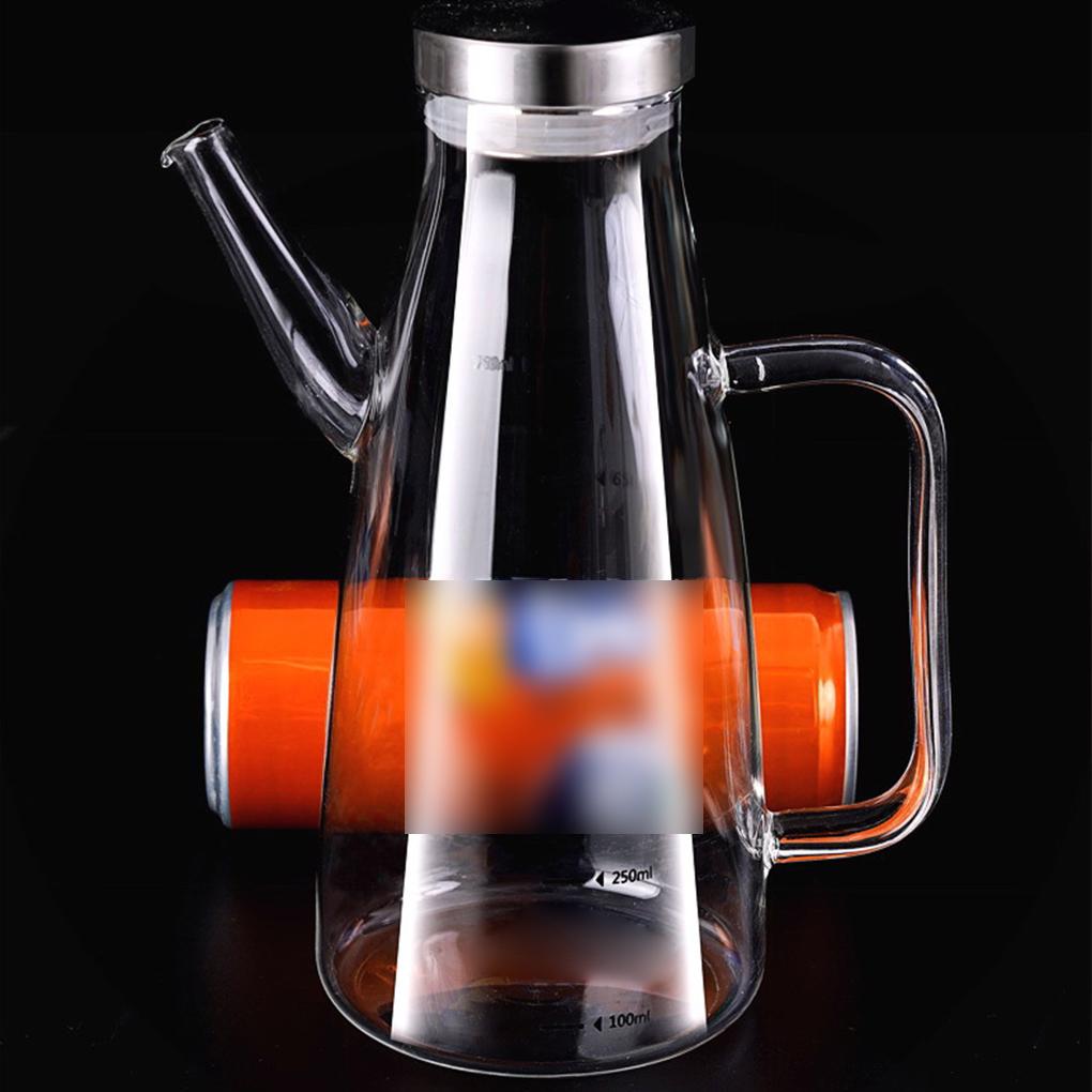 Heat-resistant Oil Dispenser Free Spout Oil Dispenser Kitchen Large Oil Glass Oil Spout For Cooking Olive Vinegar