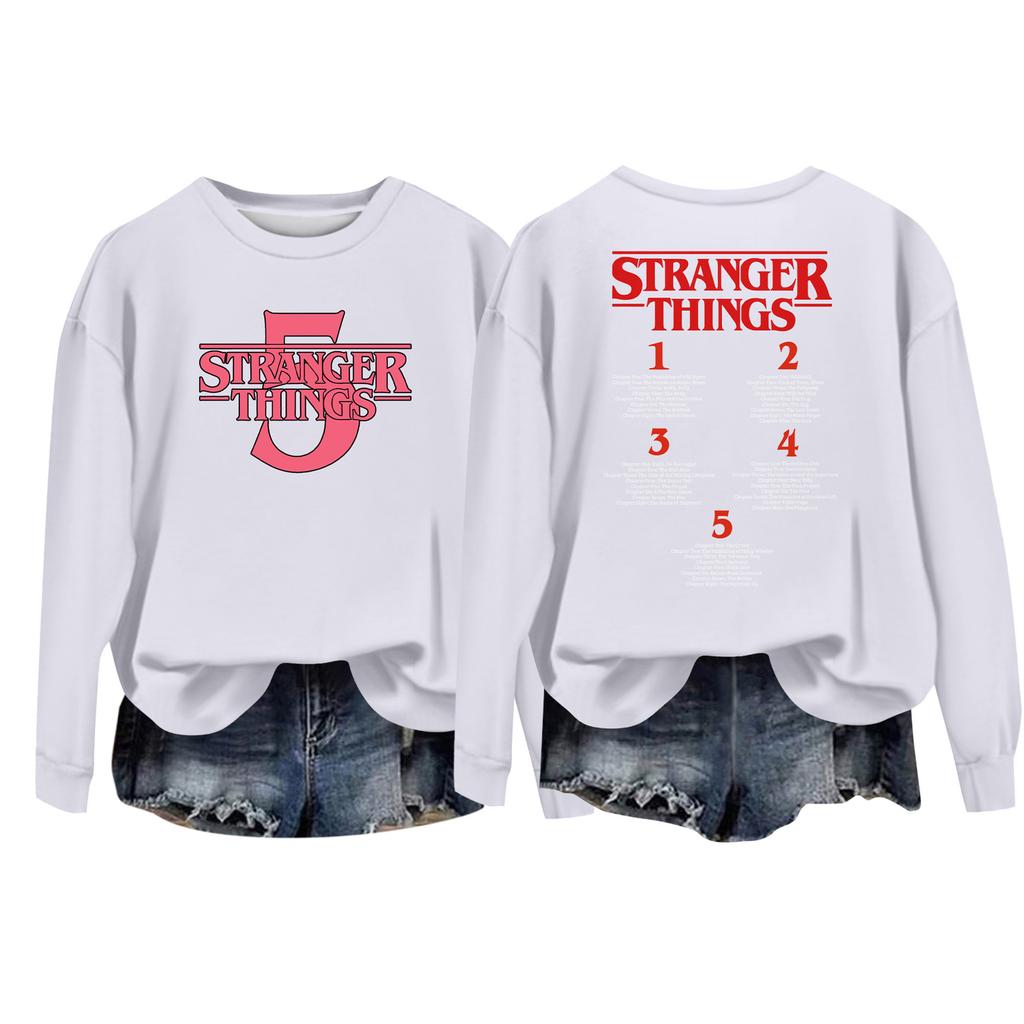 Women's Casual Round Neck Long Sleeve Valentine's Day Printed Pullover Top