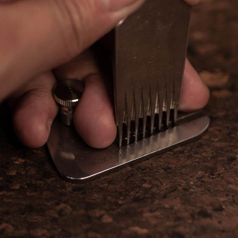 

Leather Stitching Punch Aid Plate Leather Working Tools for Pull up Prong Punch Stainless Steel Claw Punch Partner United States