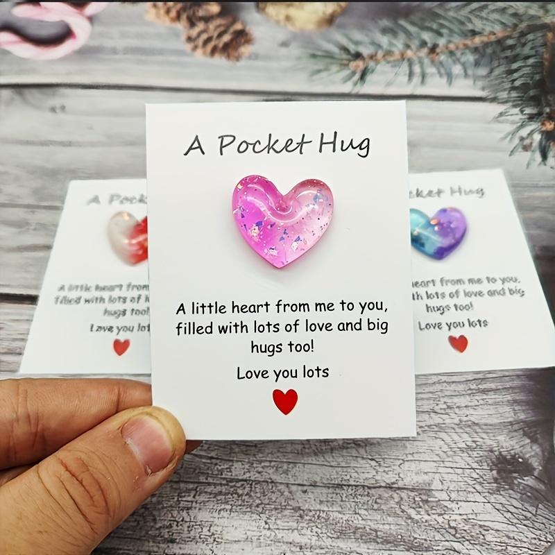 

Cute Little Love Pocket Hug Decorative Pocket Hugs and Encouragement Cards Special Birthday Wedding Party Valentine s Gifts 2pcs