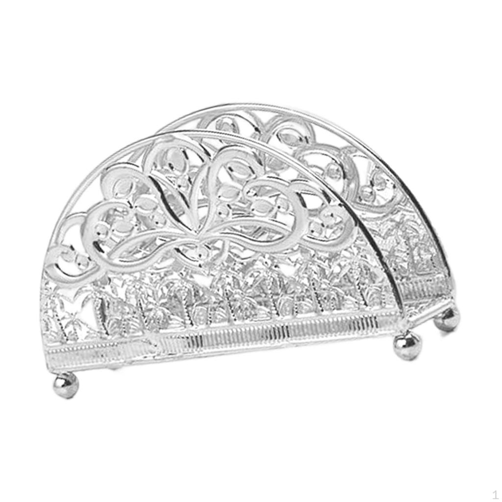 Elegancki Uchwyt na Serwetki Stojak na Chusteczki do Świątecznej Dekoracji Stołu