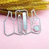 Herre Skjorte og Slips Vest Metallmal Stansing Preging Dies for DIY Scrapbooking Papirkort Preging Håndverk Dekor