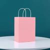 Colorful Paper Bag with Handle Pink Rosered Available Gift Packaging for Birthday Wedding Festival Party Storage Goodie Bags ZYF