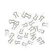 50PCS F00VC22003 Fuel Leak Off Pipe Clips Injector Solenoid Valve Circlips Replacement Part for BOSCHS 110