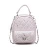 Handheld Small Bag Women's New Niche Retro Simple Diamond Chain Bag Casual Backpack