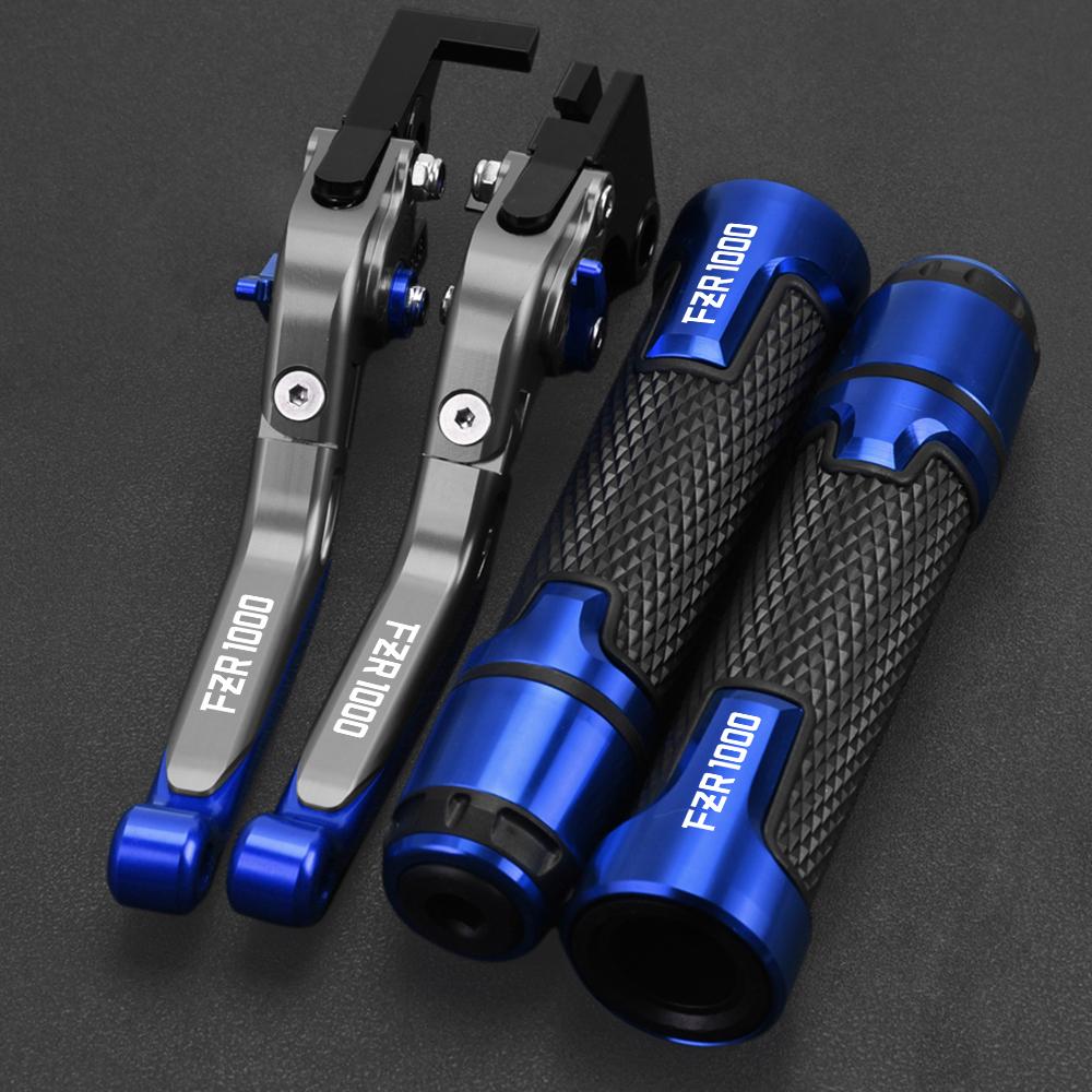FZR 1000 GENESIS Motorcycle Adjustable Brake Clutch Levers Handlebar Grips Motorbike FOR YAMAHA FZR1000 FZR1000GENESIS 1987