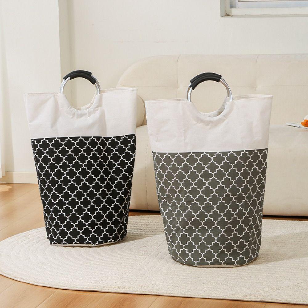 Simple Laundry Basket Collapsible Laundry Organizer with Handle Laundry Hamper  for Home