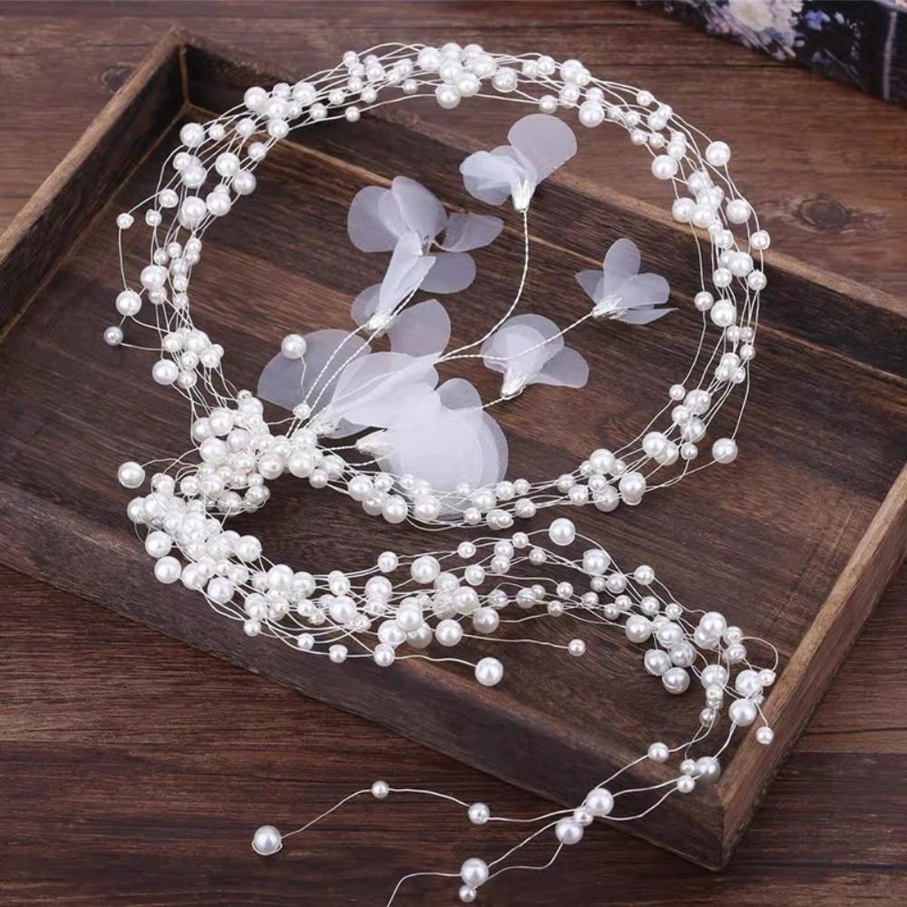 Handmade Fairy Hair Band Luxury Beaded Hair Accessories Fashion Bridal Headdress  Photoshoot