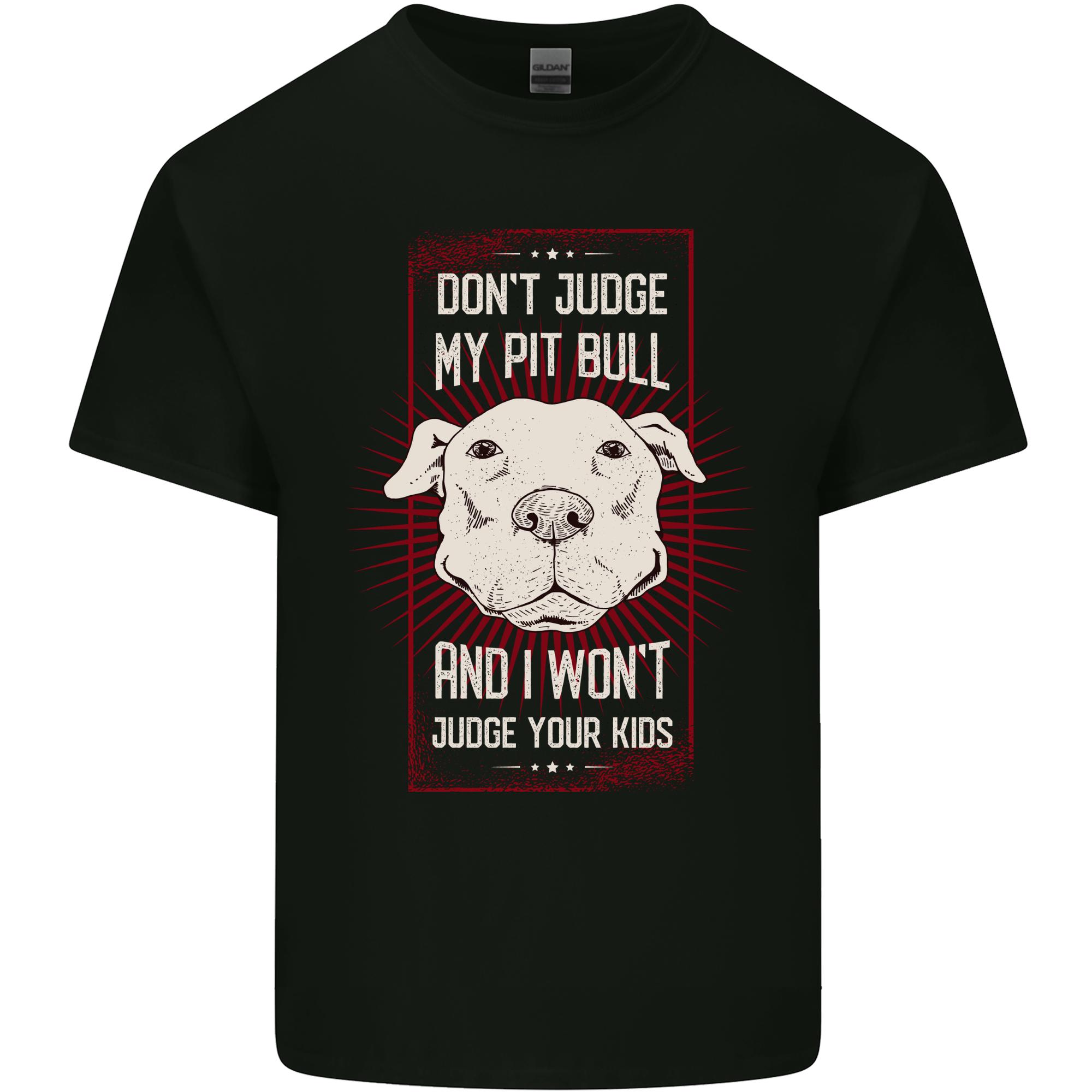 Dont Judge My Pitbull Dog Unisexs Light Cotton TShirt S