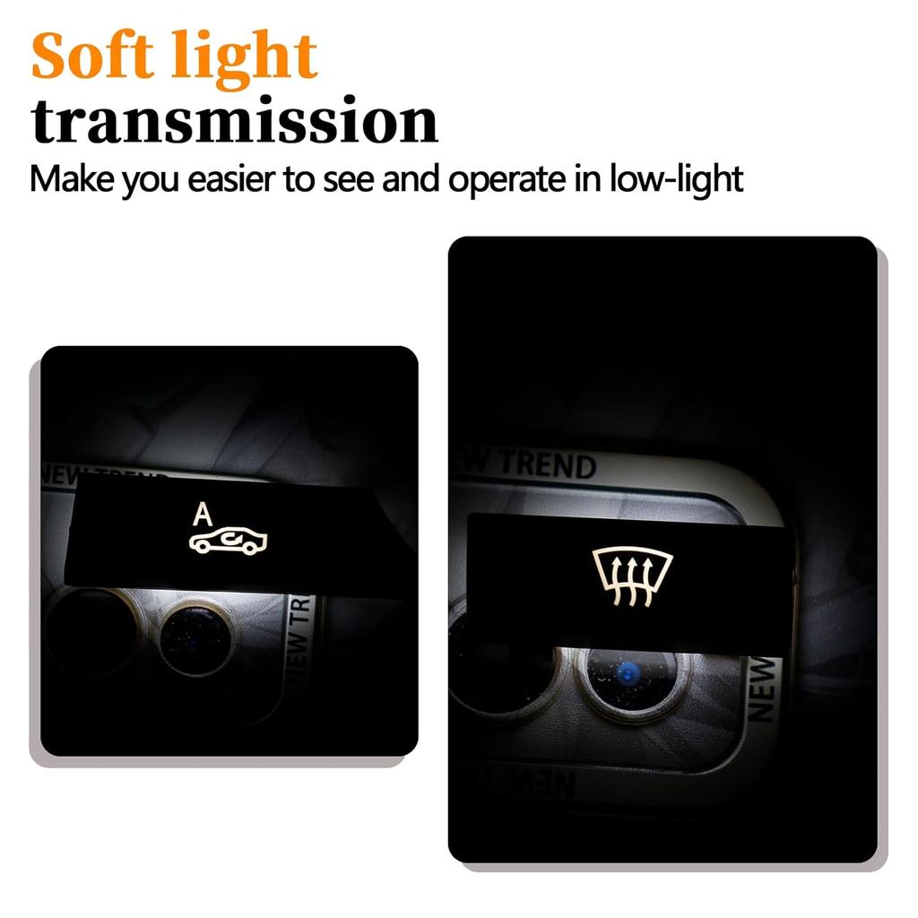 12PCS A/C and Heater Climate Control Button Repair Kit Fit for BMW 5/6/7/X5/X6 Series F07 F10/F06 F12 F13/F01 F02 520 528 530 535 550 640 650 750