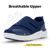 FitVille Men's Wide, Lightweight Nursing Shoes, Fits 6E, 4E, and 2E, Adjustable, Easy To Put On, Rehabilitation Shoes, Elderly Shoes, Comfortable, Bre