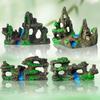Resin Craft Aquarium Rockery Figurines Realistic Simulation Stone Statue  Fish Tank Landscape Decor