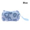 Plush Makeup Bags With Handle Soft Travel Cosmetic Storage Bag Portable Love Print Organizer Pencil Case Cute Clutch Pouch