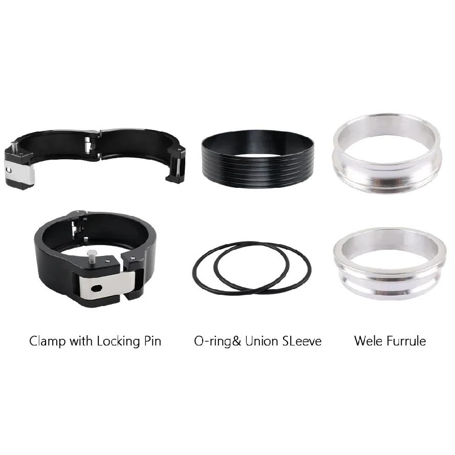 Universal 2.5/3/4 Inch Pinless HD Clamp for Intercooler Pipe Clamp and Flanges 63/76/102mm