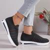 2025 Summer New Large Size Women's Platform Sports Style Casual Flying Weaving Shoes