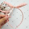 Pink patterned women's hair accessories