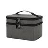 Clinical Storage Bag Waterproof Layered Compartments Elastic Mesh Pockets Portable Handle for Home Travel Office