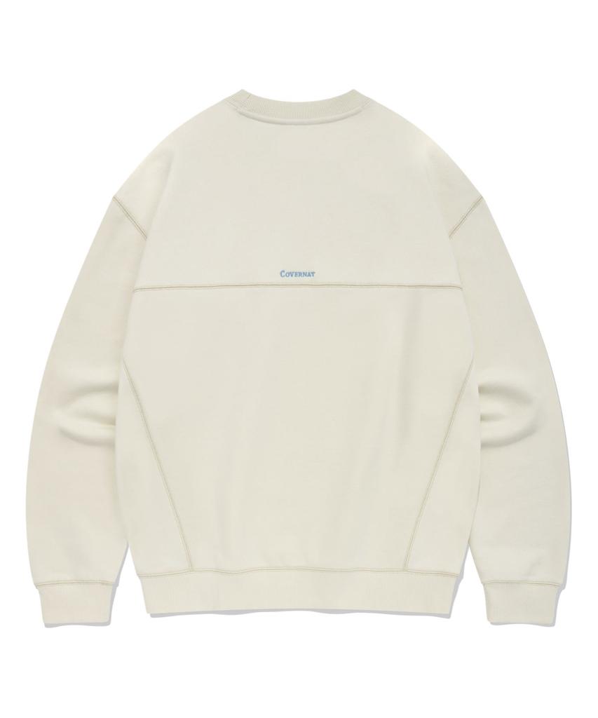 COVERNAT Sailing Boat Sweatshirt Ivory
