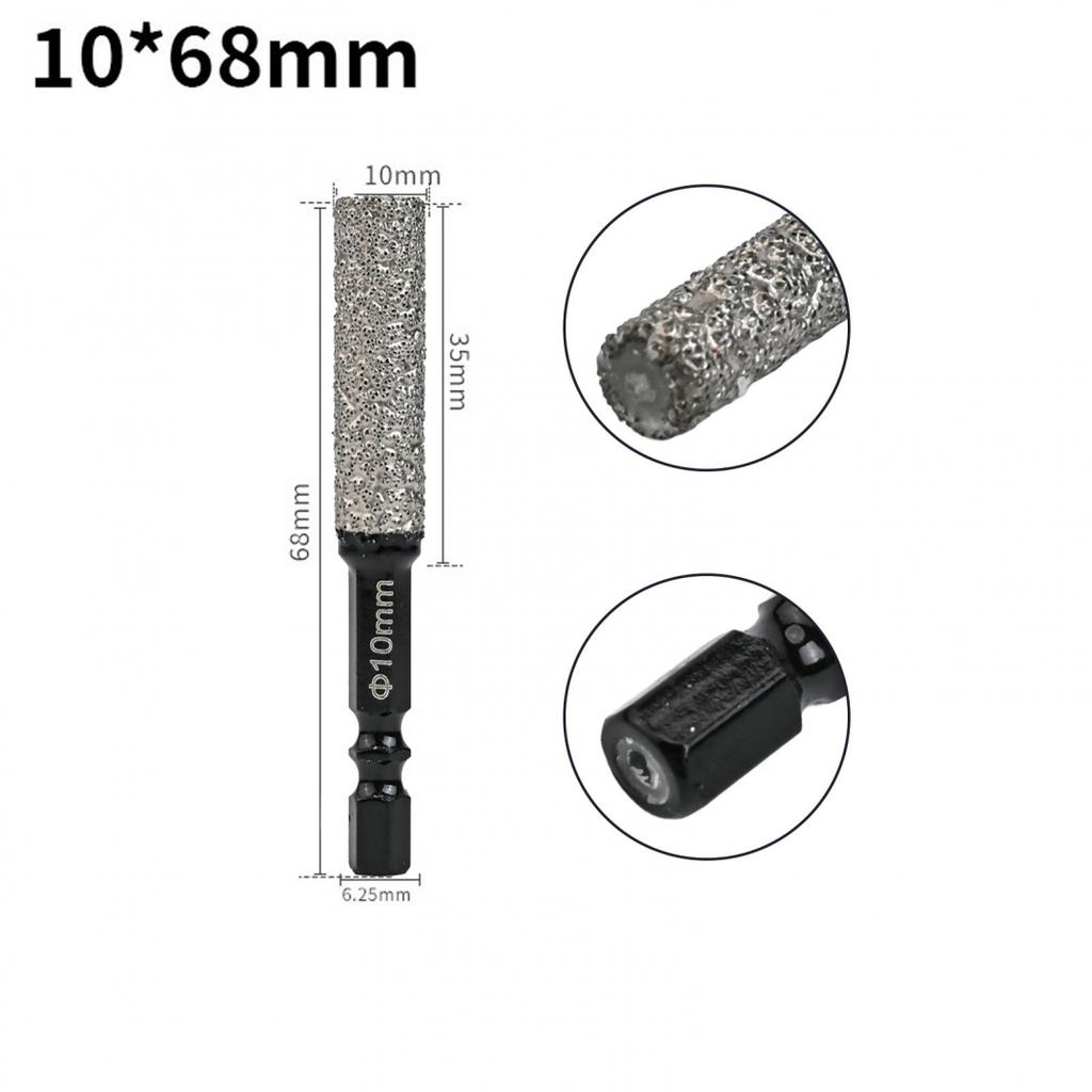 Efficient Diamond Drill Bit with Cooling Wax Core for Dry Tile Drilling
