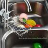 Stainless Steel Faucet Hanging Sink Storage Rack for Bathroom Kitchen