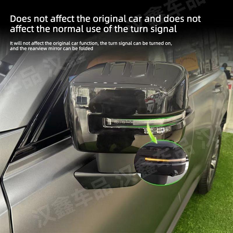 For GMW Haval H9 2024 2025 Rearview Mirror Protective Cover Reverse Mirror Blackening Protective Mirror Cover Modify Accessories