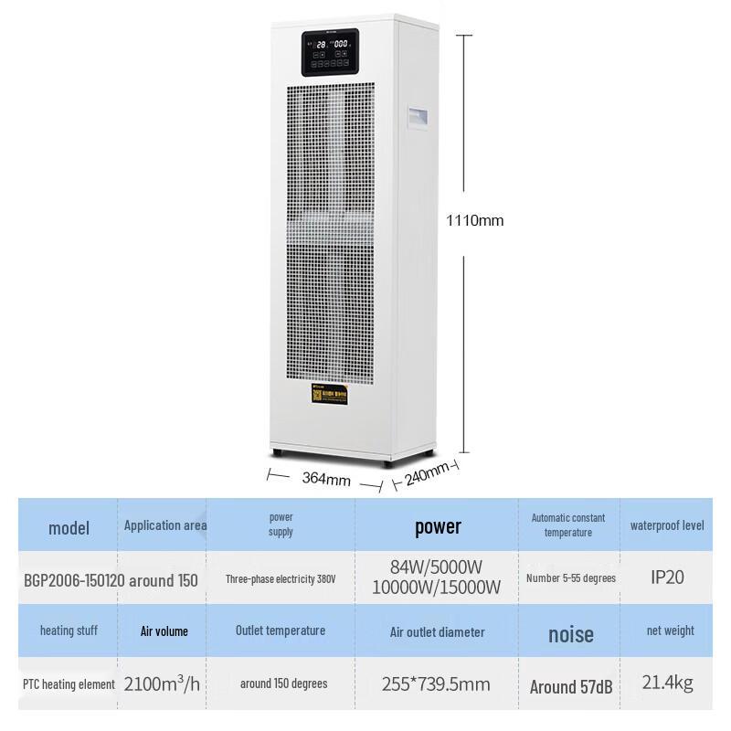 Pro'sKit Industrial Radiant Fan Heater