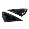 For Ford Focus Sedan 2005-2008 Car Rear Louver Window Side Shutter Cover Trim Sticker Vent Scoop ABS Carbon Fiber Accessories