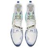 Anta Thunderbolt Slip Resistant Abrasion Resistant High Top Training Shoes Unisex White Blue Sneakers 412440102-6