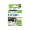 DYMO LabelManager cassette ruban D1 9mm x 7m Noir/Transparent (compatible avec les LabelManager et les LabelWriter Duo)