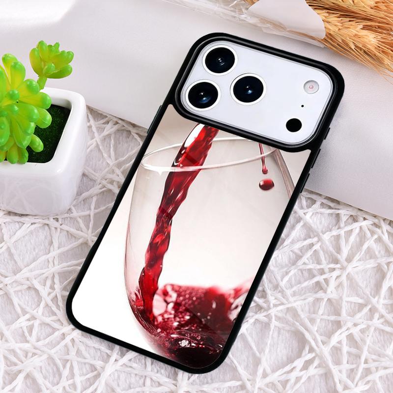 Drink Beer Red Wine Phone Case for iPhone 17 Air 16 15 11 12 14 13 Pro Max Shockproof Cover