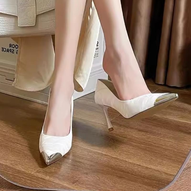 2025 Brand Ladies Shoes Shallow Women's High Heels Fashion Matching Office and Career Sexy Pointed Toe Heels Women Zapatos