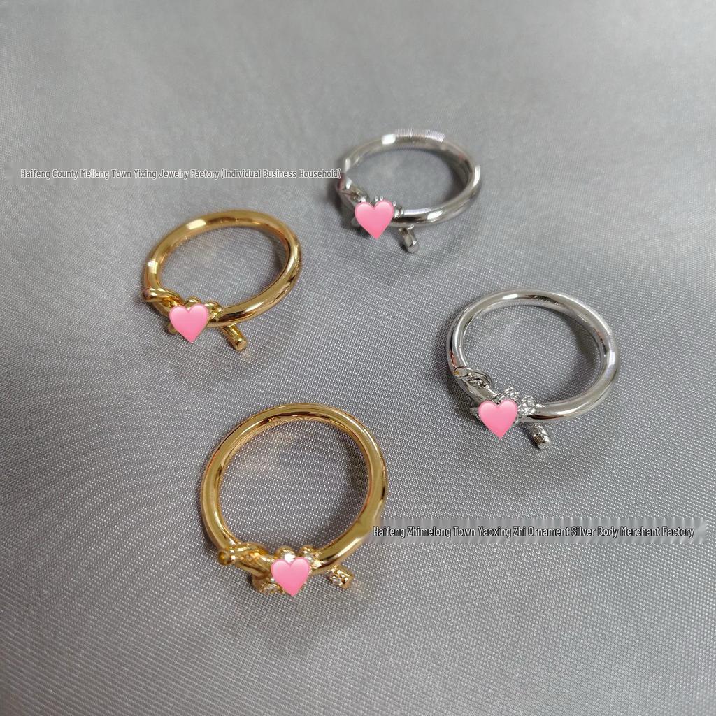 Tiffany Knot Ring for Women, 18K Rose Gold-Plated, Polished Precision Craftsmanship with Diamonds, Fashion Twisted Rope Design.