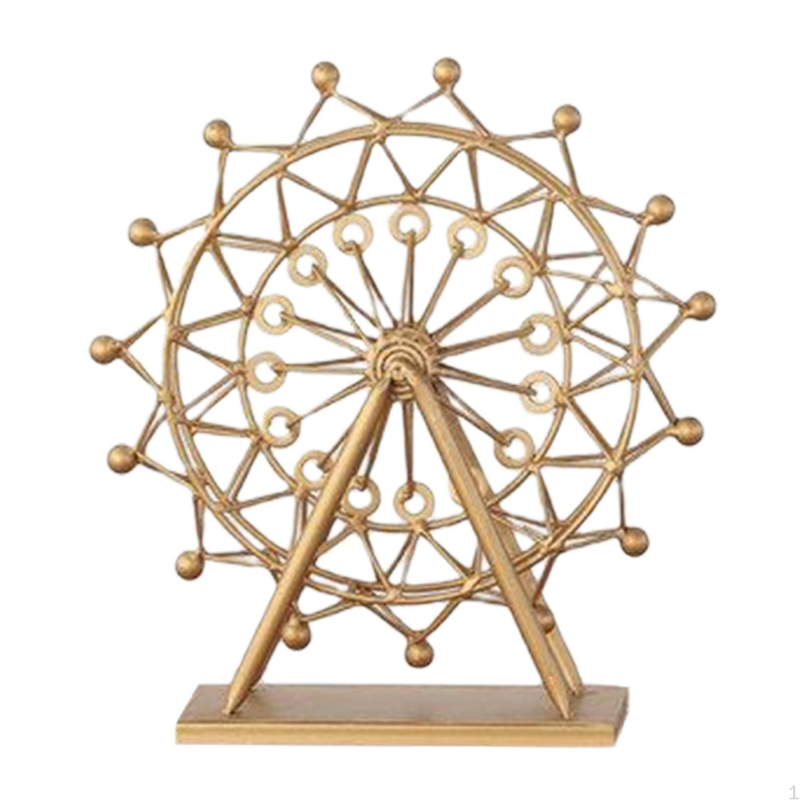 

Fashion Wheel Statue Art Crafts Collectable Tourism Souvenir Tabletop Ornament