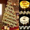Weihnachtsdekoration LED Band Lichterkette Weihnachtsbaumschmuck für Zuhause 2025 DIY Schleifen Lichterkette Navidad Neujahr 2026