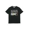 Alphabet Round Neck Short Sleeve Black Men's 599997-51