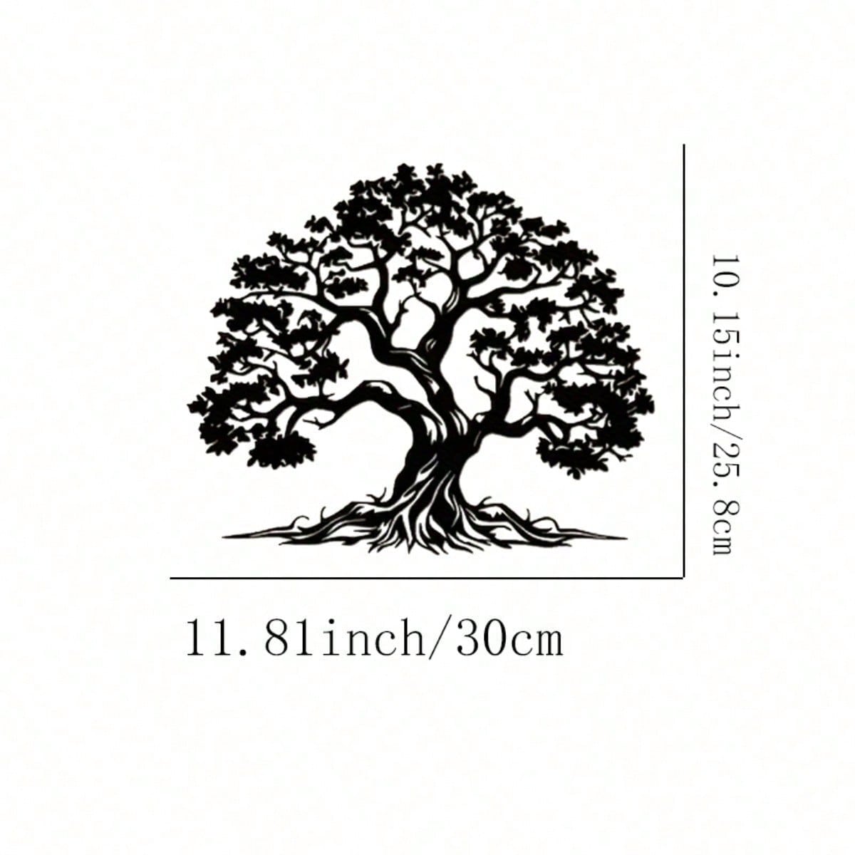 Tree of Life Metal Wall Art Vintage Nature Farmhouse Decor