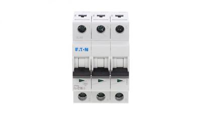 Circuit Breaker 3P C 16A 6kA AC PL6-C16/3 286601